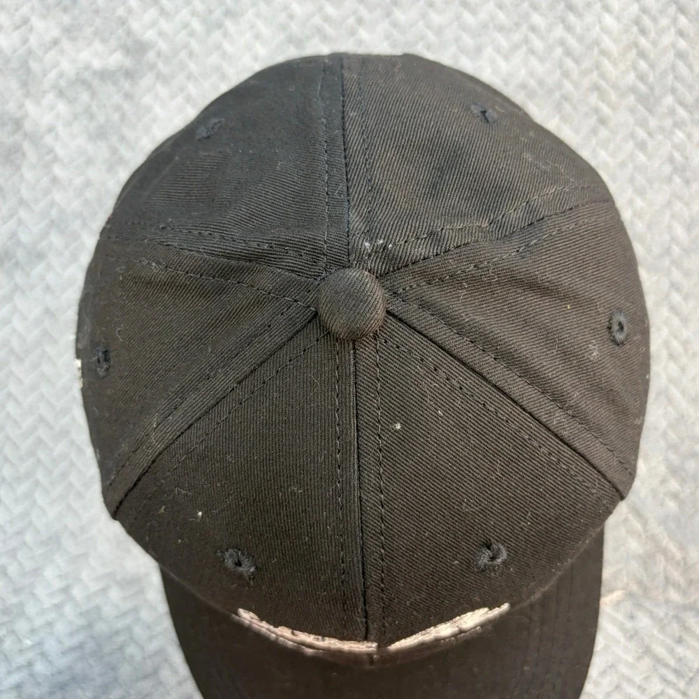 Cure CRV Golf Tournament 7th Annual Black Baseball Cap Hat Adjustable